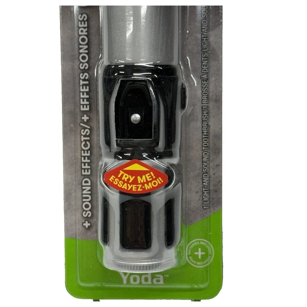 Firefly Kids Soft Toothbrush, Star Wars Lightsaber, Green Yoda Light & Sounds‎